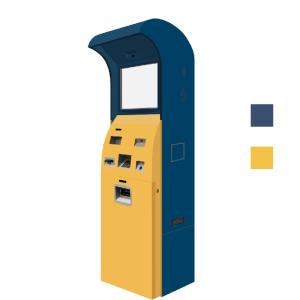 China 19inch 2 Way Bitcoin ATM Kiosk Cryptocurrency Atm Machines Android System wholesale