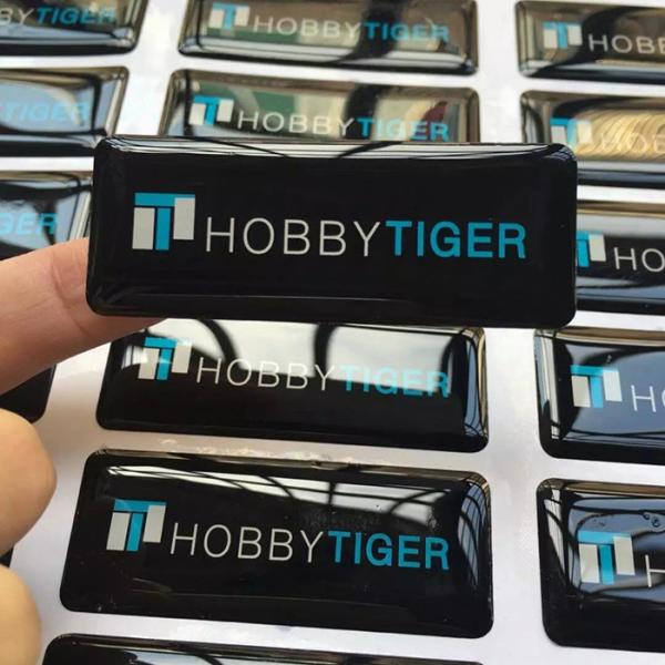 Quality Custom printed permanent self adhesive epoxy resin gel stickers for sale