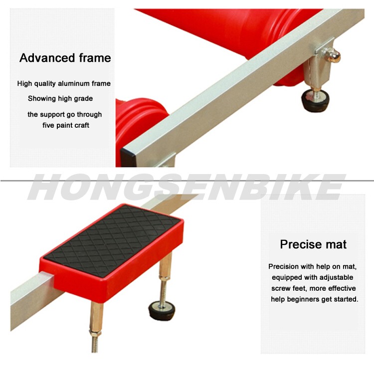 Execise colorful alloy bike roller trainers for fitness in home