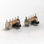 Slide Switch, Single Pole 1P2T SPDT Sliding Switch, Horizontal Side Push Tact