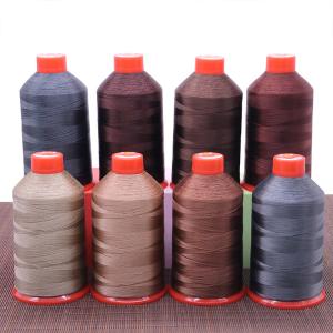 China 3000m Cone Nylbond Tkt-40 White Strong Bonded Thread for Upholstery 210D/3 40 Tex70 wholesale