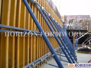 China Adjustable Wall Formwork Systems Panel Strut , Flexible Concrete Formwork Secure wholesale