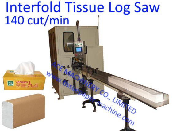 Quality Single Channel Interfold Tissue Paper Cutting Machine for sale
