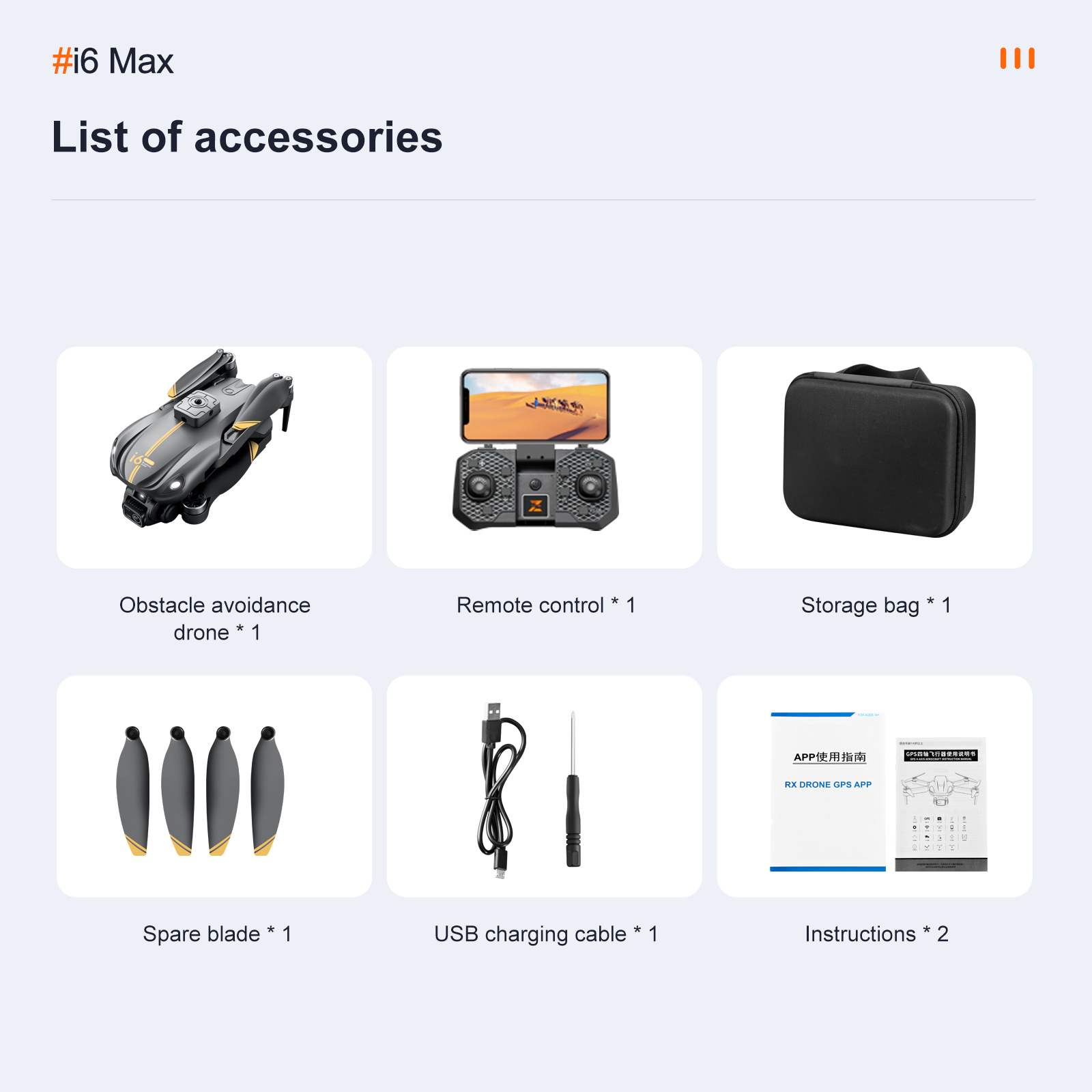 I6 Max Obstacle Avoidance Night 4k Dual Camera Aerial Fpv Drone Brushless Motor Wind Resistant Optical Flow Rc Quadcopter