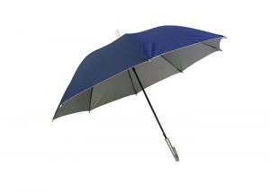 China Sun Protection Rain Stick Golf Umbrella Inner Layer Silver Glue Coating wholesale