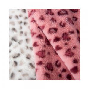 100% Polyester Sherpa Multi-Color Leopard Print Rabbit Hair Blanket for Winter Clothes