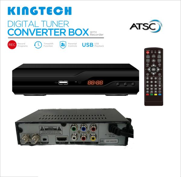 Quality 1080P ATSC Digital Converter Box 168mm With Media Player for sale