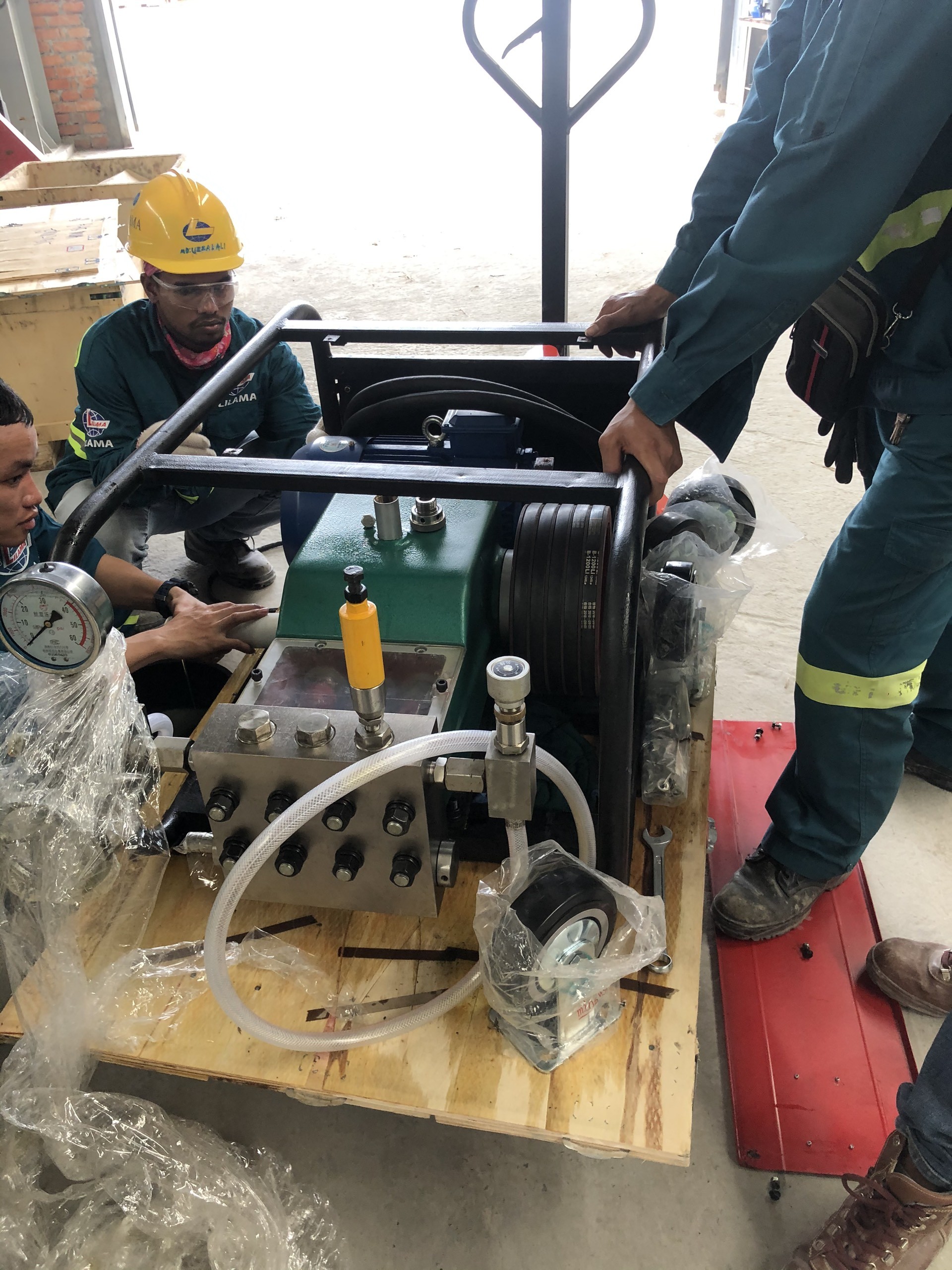 15kw Electric Hydro Test Pump Hydro Pressure Testing Pump With Chart Recorder