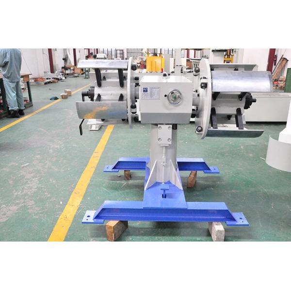 Steel Coil Decoiler Metal Sheet Double Head Material Rack for Stock Thickness 0-1.6mm
