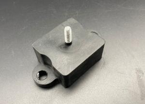 Black HVAC Fittings Rubber Shock Absorber Pad Outdoor Air Conditioner