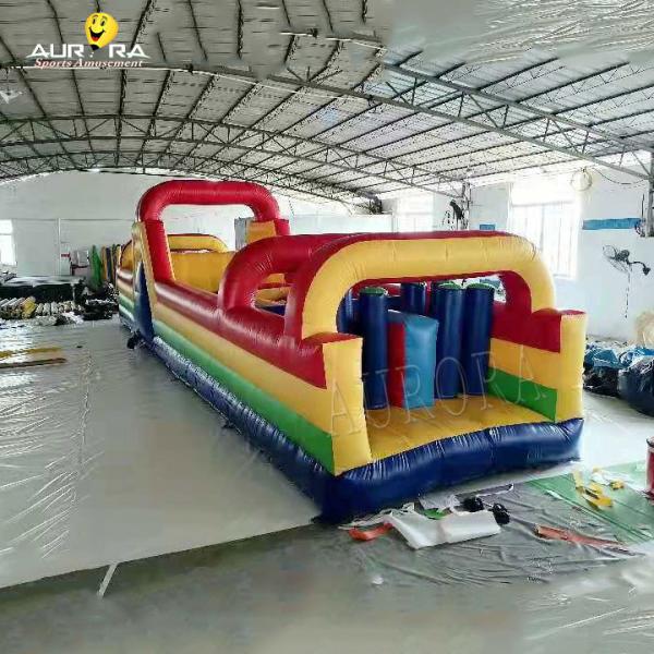 Quality Children Inflatable Obstacle Course Outdoor Inflatable Game Obstacle Course for sale