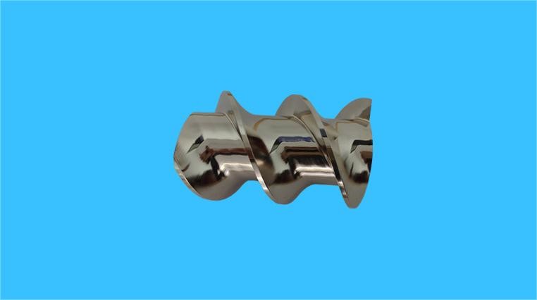 High Performance Twin Screw Extruder Parts Alloy Imported WR5 Material Screw Elements