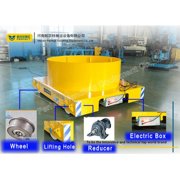 Cable Drum Electric Remote Control Ladle Transfer Car High Temperature Resistance
