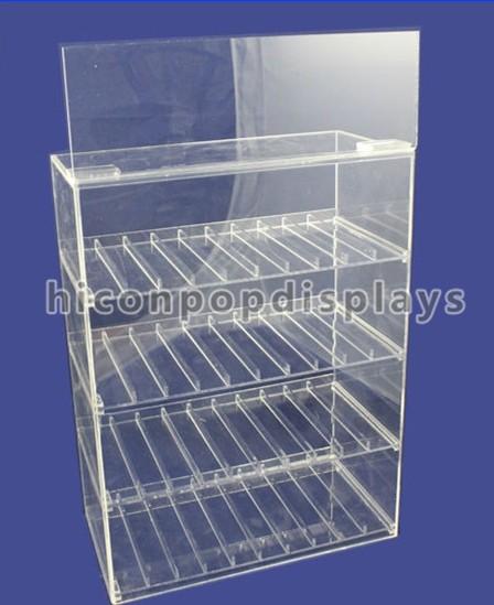Quality Tobacco Custom Acrylic Display Case Transparent Waterproof OEM Service for sale