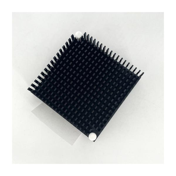North Bridge Chip AL6063-T5 Extruded Aluminium Profile Heat Sink Anodizing Black