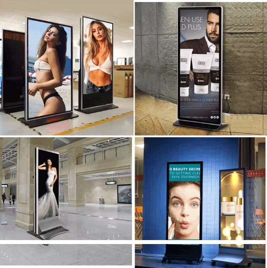 75 Inch Interactive Digital Signage Kiosk with Safety Glass