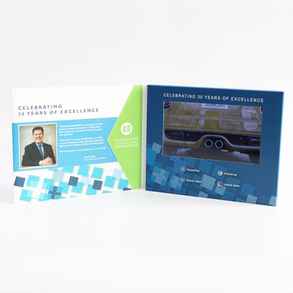 Quality VIF Gift Cards Free Lcd Video Greeting Card , Video Brochure Greeting Card Action Solution for sale
