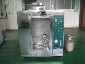 China UL 94 ASTM D 635 Plastic Horizontal Flammability Tester Burning Rate Testing Equipment on sale
