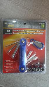 China 12 pcs socket & screwdriver bit set,hot & durable. on sale