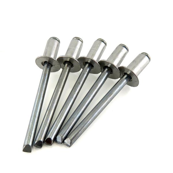 Quality Self-Plugging Open End Decorating Fastener Nails with Pop Rivets Core Pulling Rivets for sale