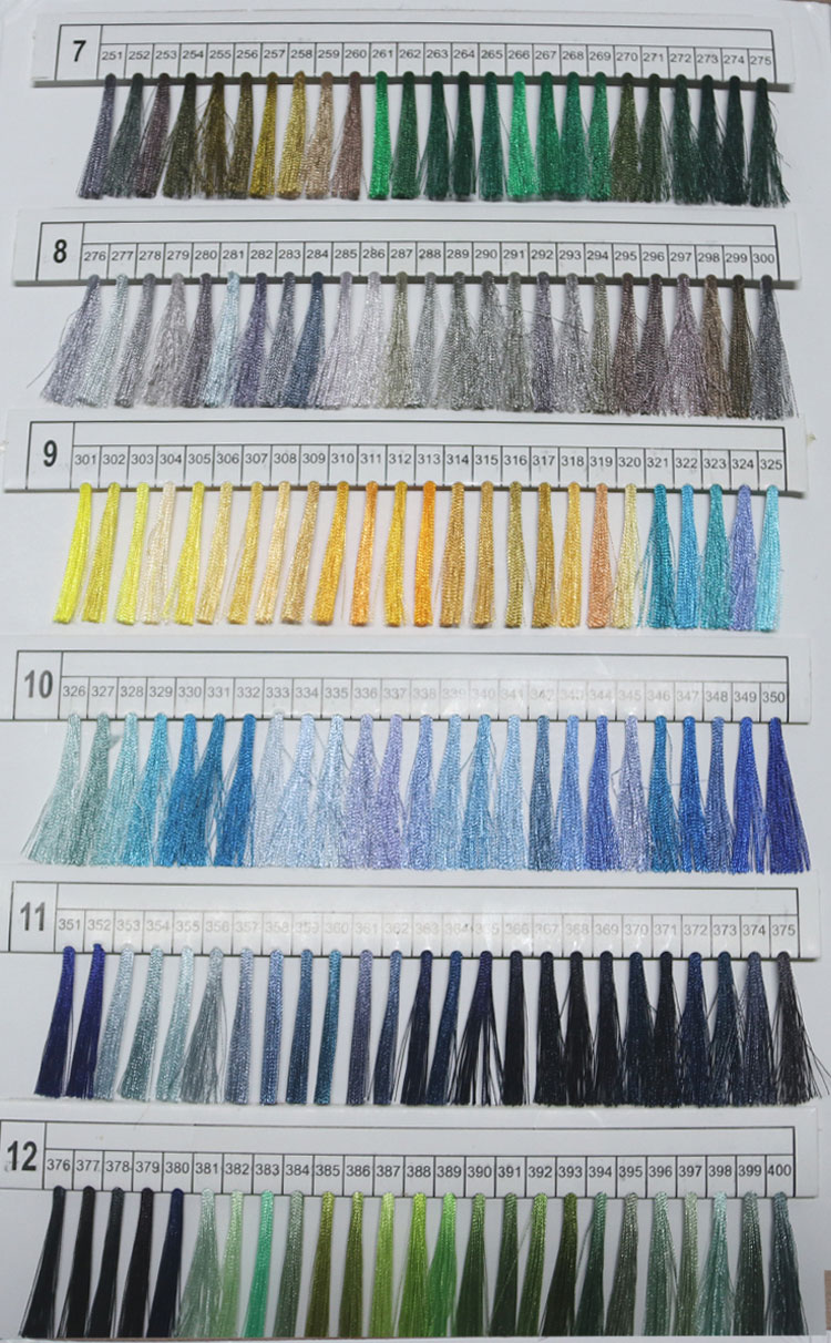 3500Y 120d/2 100% Rayon MERCERIZED Embroidery Thread for Machine Embroidery Accessory