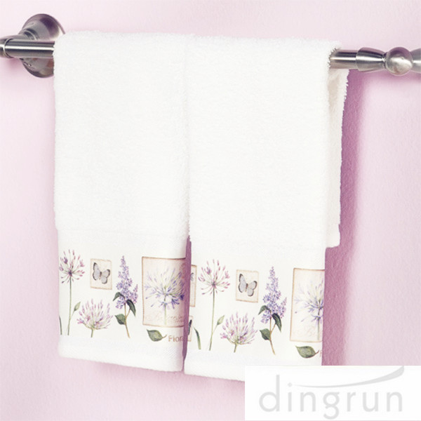 OEM Customized 100% Cotton Hand Wash Towels , 30*60cm Eco-friendly