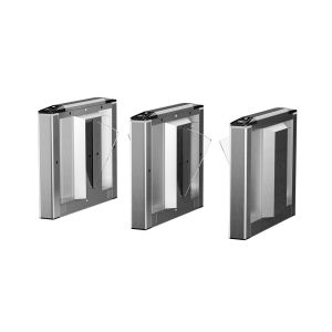 China Security Rfid Flap Barrier Turnstile Gate With Biometric Face Recognition wholesale