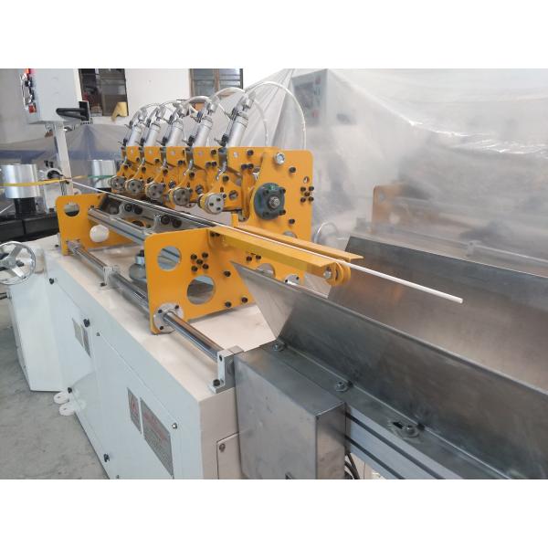 Circular Blade Paper 1.5KW Straw Making Machine , Drinking Straw Making Machine Multi Cutters