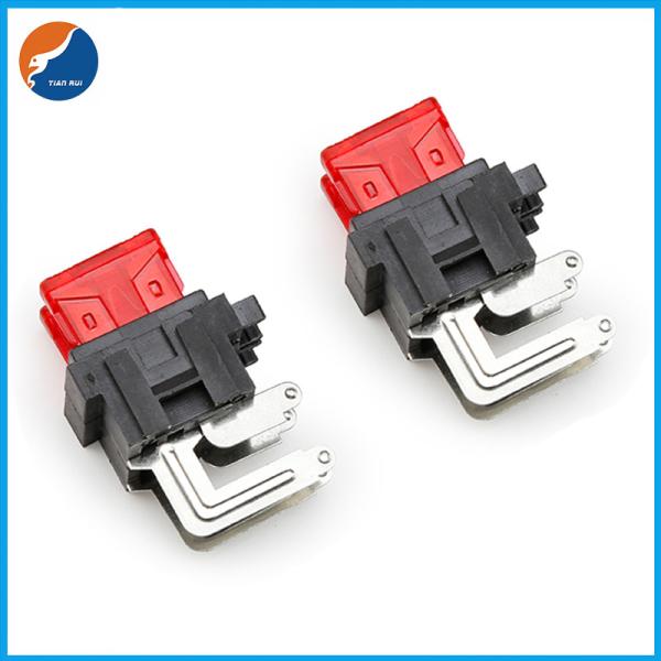 Quality 32V 30A Double Triplet Tetrad PCB Mount Standard Blade Fuse Holder for sale