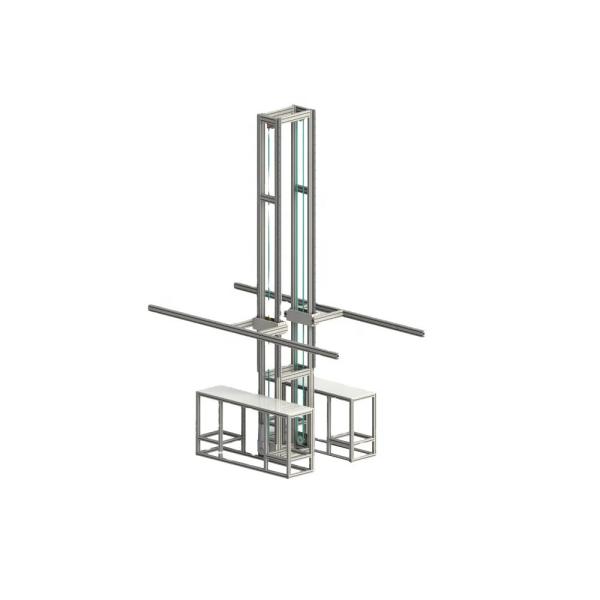 Quality Double Station Blind Inspection Hoist Machine 3000mm Inspection Hoist Roller for sale