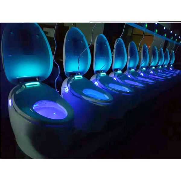 One Piece Intelligent Bathroom Sanitary Ware With Foot Touch Sensor Flushing