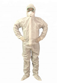 China Hospital Disposable Protective Suit Non Woven Safety Protective Clothing on sale