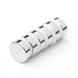 Quality Wholesale Price N35 Galvanized D12x5mm NdFeB Disc Button Magnets for sale
