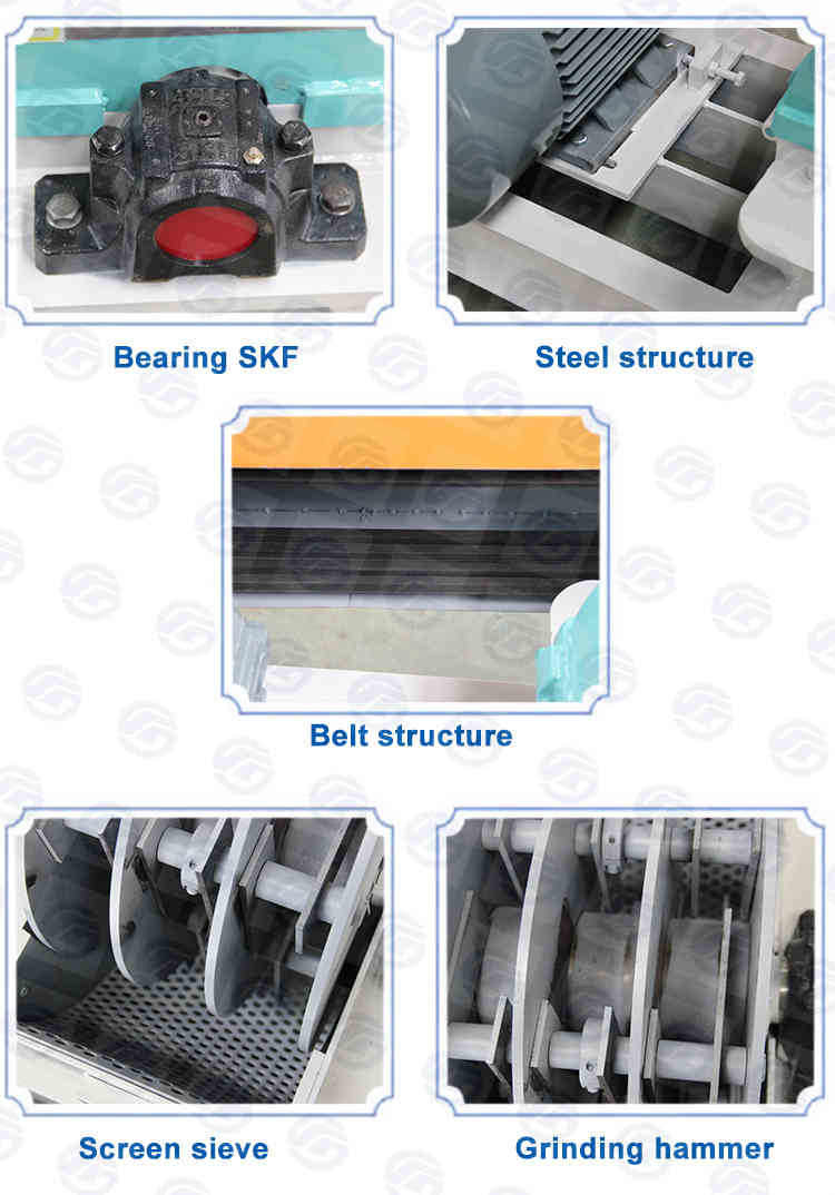 1.5 To 2.5TPH Use Feed Hammer Mill Farm Industry Animal Food Processing Machine