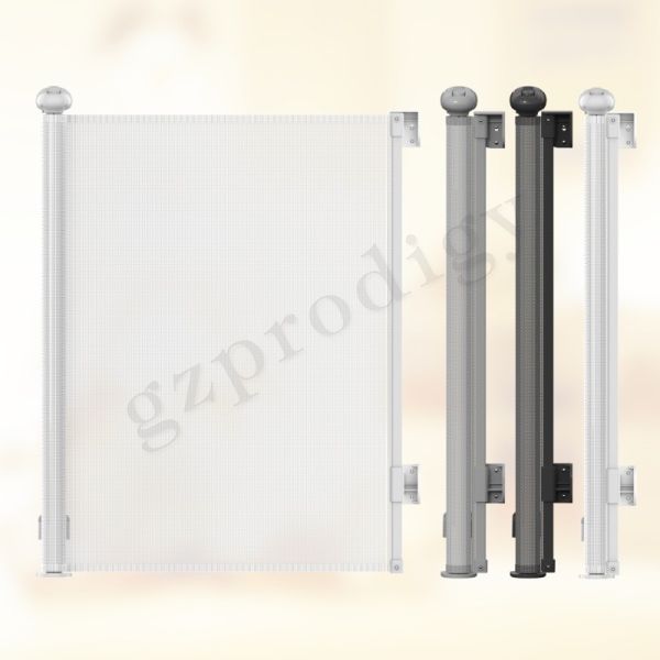 ABS Retractable Mesh Gate Extra Wide 71 Inch Easy Detachable Multi Direction Stretch Retractable Gate For Dogs Outside