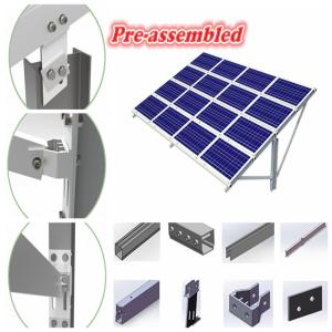 China preassembled Framed Solar Panel Mounting Bracket wholesale