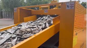 China High Efficiency Fabrics Textile Scrap Shredder Cutting Machine For Rags End Size Adjustable wholesale