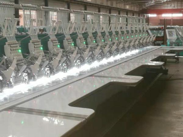 Quality High Speed Embroidery Machine  For Cap Flat  Multi Langeuges  Laser Positioning System for sale