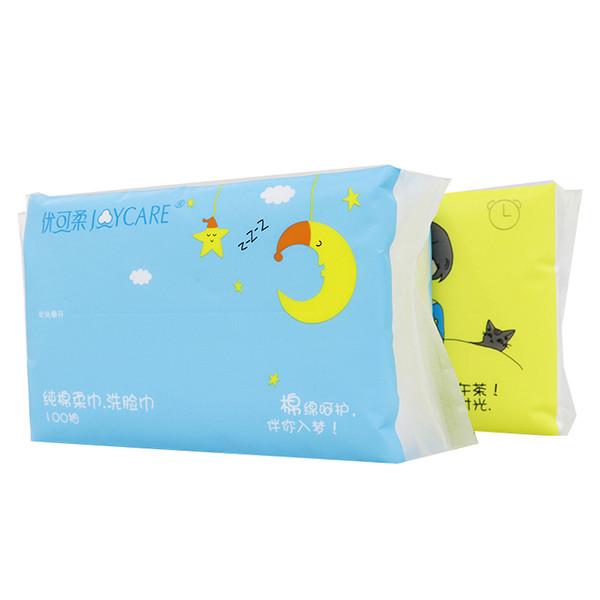Quality Non - Woven 100% Pure Cotton Tissue Paper 15*20cm Size 100 Pcs / Bag for sale