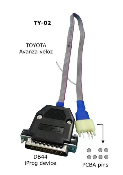 Quality pogo pin spring load cable to DB44 adapter for TOYOTA avanza repair tools PCB for sale