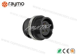 China Fixed Socket Threaded Electrical Connector , Panel Mount Connector Bayonet Locking System wholesale