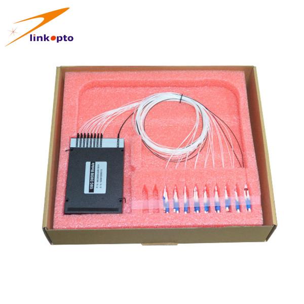 Quality 100GHZ 8CH DWDM Mux Demux Module ABS Box Type ITU Grid C - Band Wavelength for sale