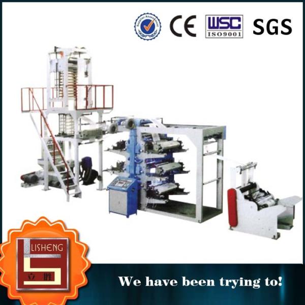 Quality Blowing Inline Flexographic Offset Printing Machine for PE Plastic Film for sale