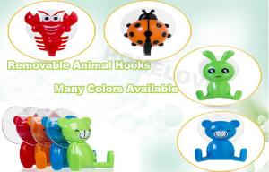 China Orange Plastic wall hanging hooks wholesale