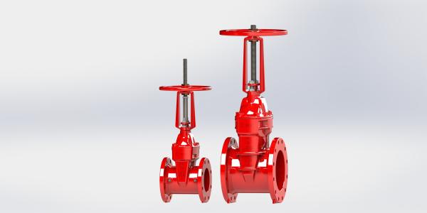 Quality Flanged Type UL / FM Gate Check Valve With Less Operation Torgue / Abrasion Resistance for sale