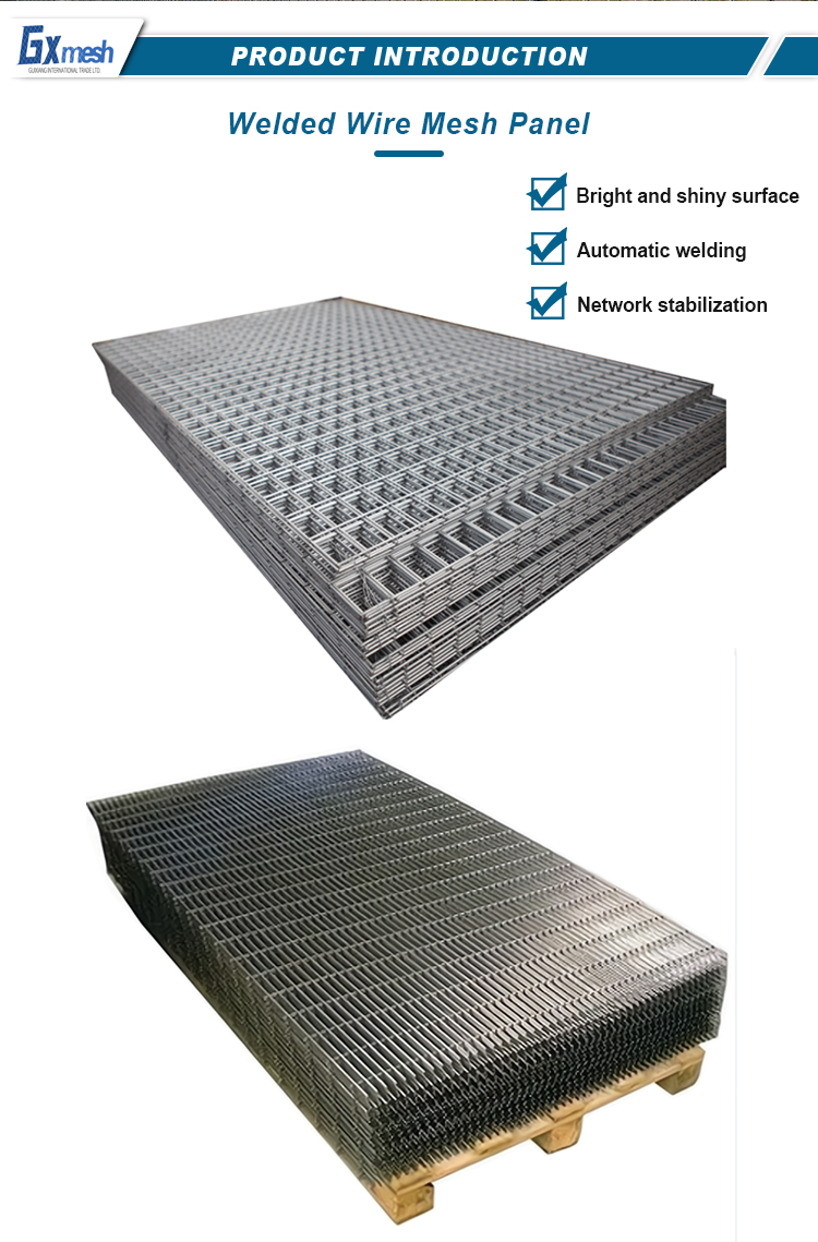 Building Mesh Galvanized Welded Wire Mesh Panel for Gabion Wall Width 0.5-3m Galvanized