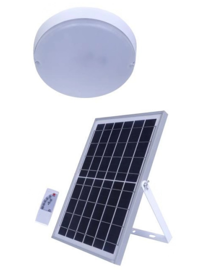 Popular PC Plastic Solar LED Ceiling Light High Power Efficient Smd2835