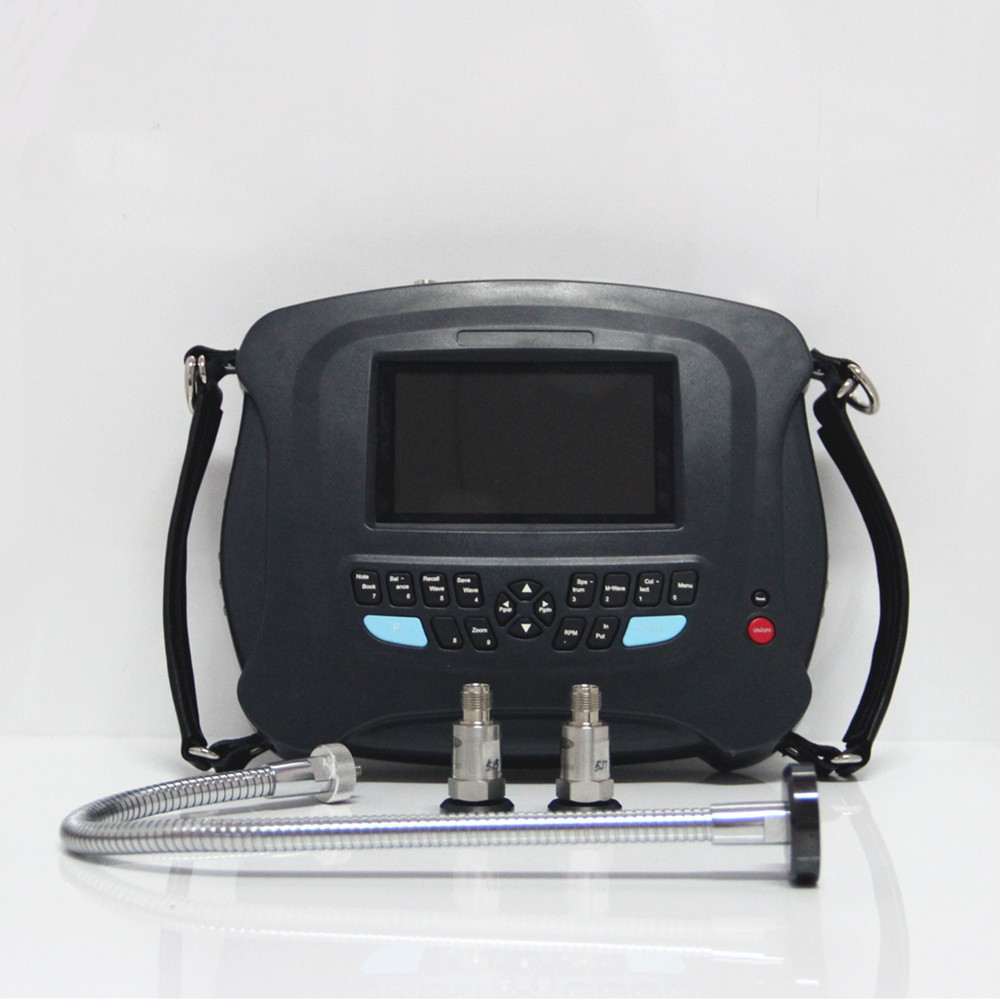 2 Channel Non Destructive Testing Equipment Data Collector Transfer Function Analysis Handheld Vibration Monitor
