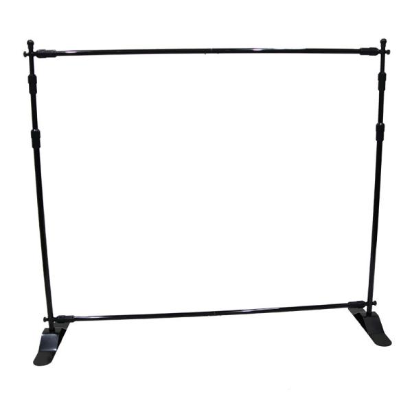 Quality Large Graphic Adjustable Display Stand , Backwall Telescopic Backdrop Stand for sale