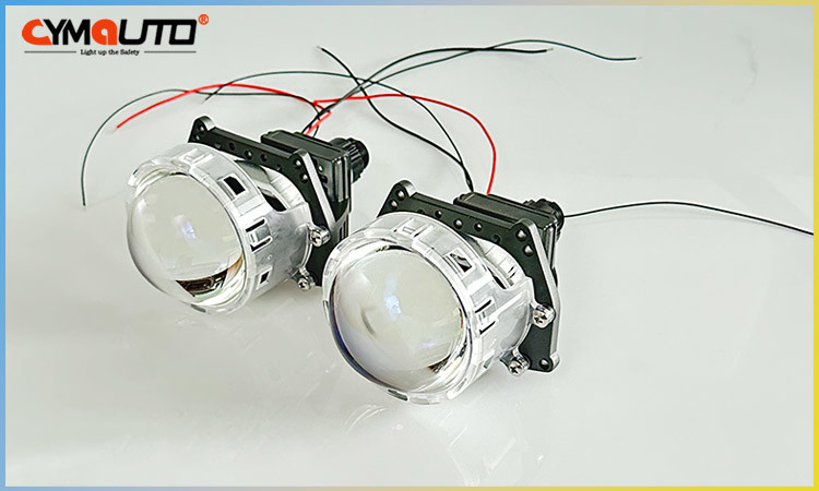 12V Bi Xenon Projectors Lens Illuminating 3 Inch LED Headlights Projector